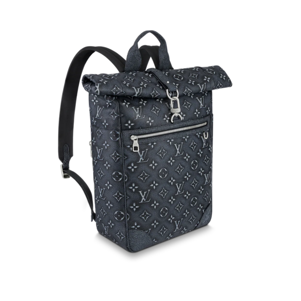 Balo Louis Vuitton Roll Top Backpack 'Charcoal' M21359