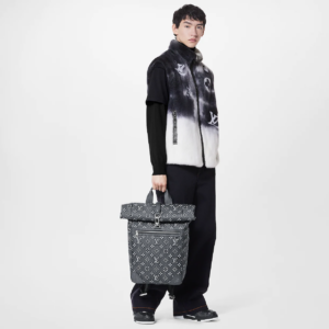 Balo Louis Vuitton Roll Top Backpack 'Charcoal' M21359