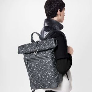 Balo Louis Vuitton Roll Top Backpack 'Charcoal' M21359