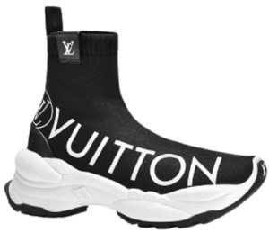 Giày Louis Vuitton Run 55 Trainers Boots 'Black' 1A9H6N