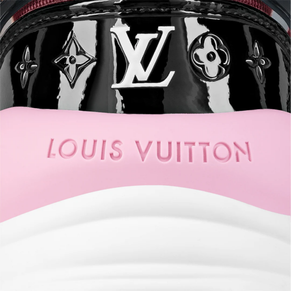 Giày Louis Vuitton Run 55 Trainers 'Bordeaux Red' 1A9H57 - Ảnh 2
