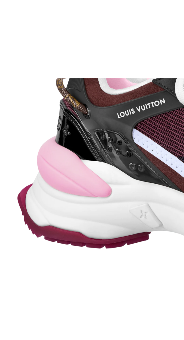 Giày Louis Vuitton Run 55 Trainers 'Red Black' 1A9H5B - Ảnh 3