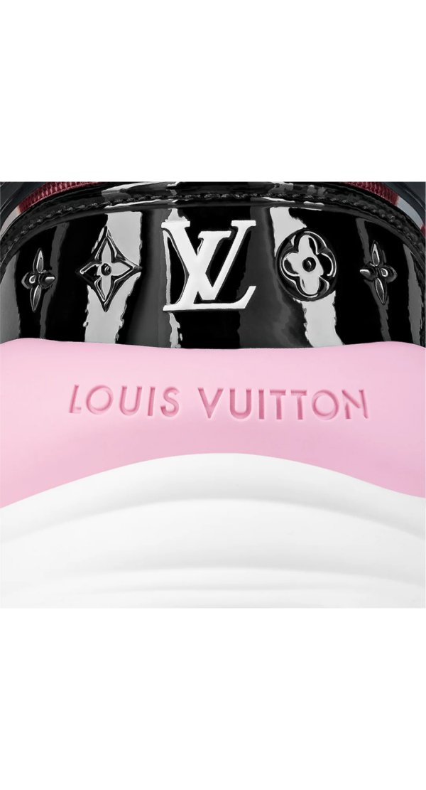 Giày Louis Vuitton Run 55 Trainers 'Red Black' 1A9H5B - Ảnh 4