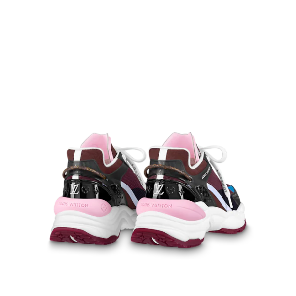 Giày Louis Vuitton Run 55 Trainers 'Red Black' 1A9H5B - Ảnh 6