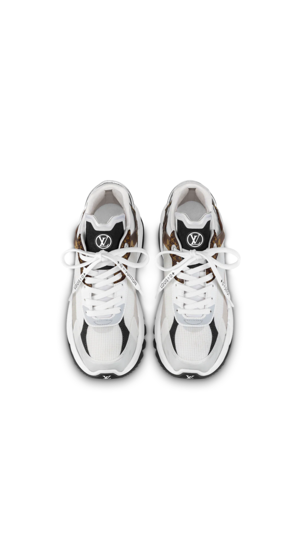 Giày Louis Vuitton Run 55 Trainers 'White' 1AASDF - Ảnh 2