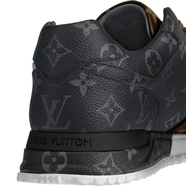 Giay Louis Vuitton Run Away Trainers "Black White Brown" 1A3N7W