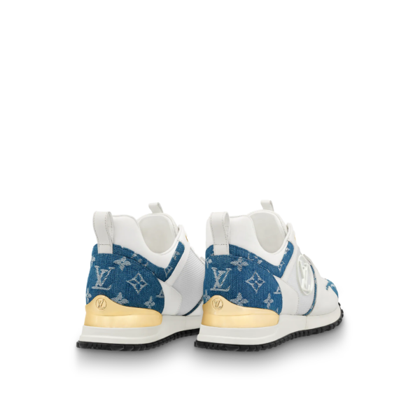 Giày Louis Vuitton Run Away Trainers 'Denim Blue' 1A4WP8 - Ảnh 4