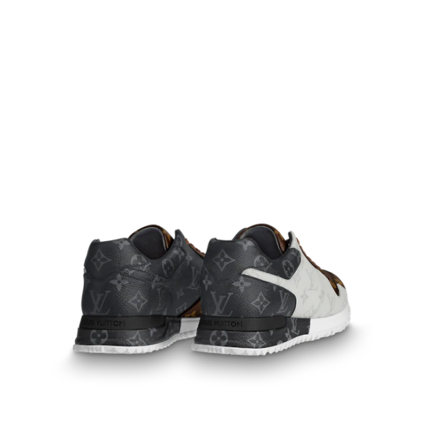 Giay Louis Vuitton Run Away Trainers "Black White Brown" 1A3N7W