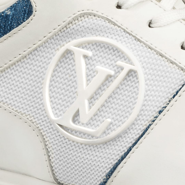 Giày Louis Vuitton Run Away Trainers 'Denim Blue' 1A4WP8 - Ảnh 2