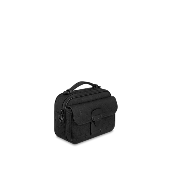 Túi Louis Vuitton S Lock Messenger 'Black' M58489 - Ảnh 6