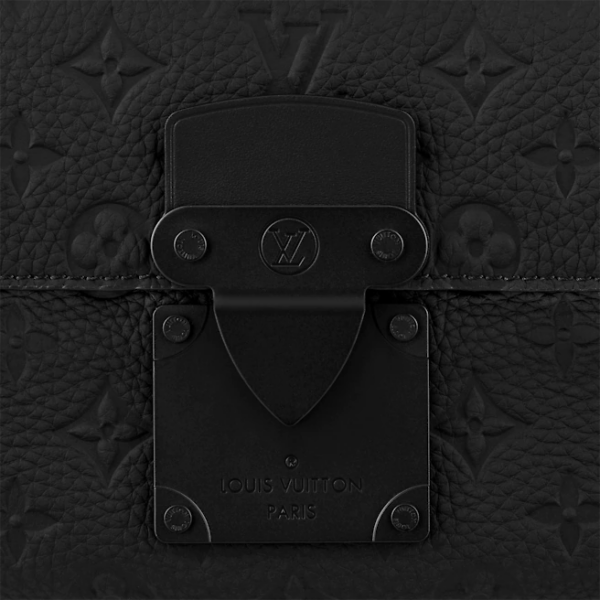 Túi Louis Vuitton S Lock Messenger 'Black' M58489 - Ảnh 8