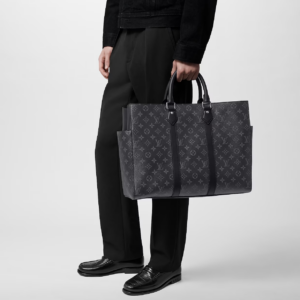 Tui Louis Vuitton Sac Plat 24H Tote Bag 'Black' M46451