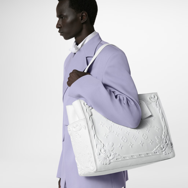 Tui Louis Vuitton Sac Plat Tote Bag 'White' M21841