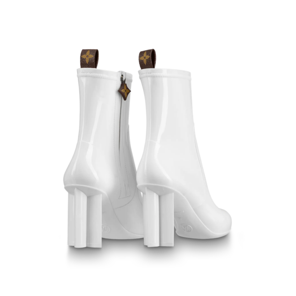 Giày Louis Vuitton Silhouette Ankle Boots White 1A66WD - Ảnh 4