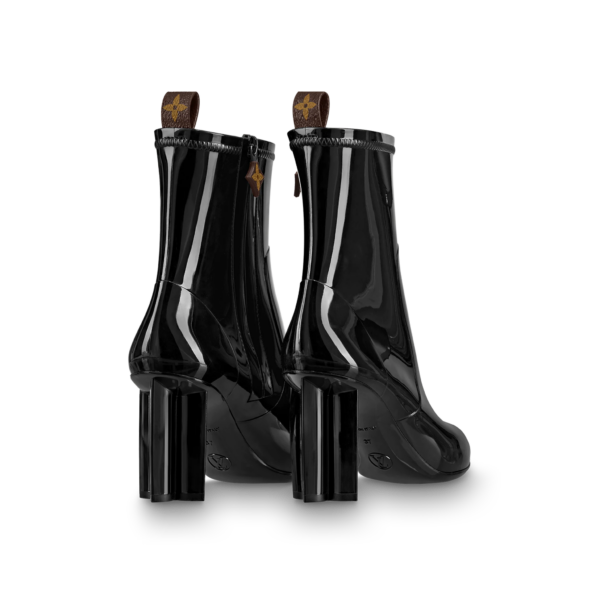 Giày Louis Vuitton Silhouette Ankle Boots Black 1A66W8 - Ảnh 4