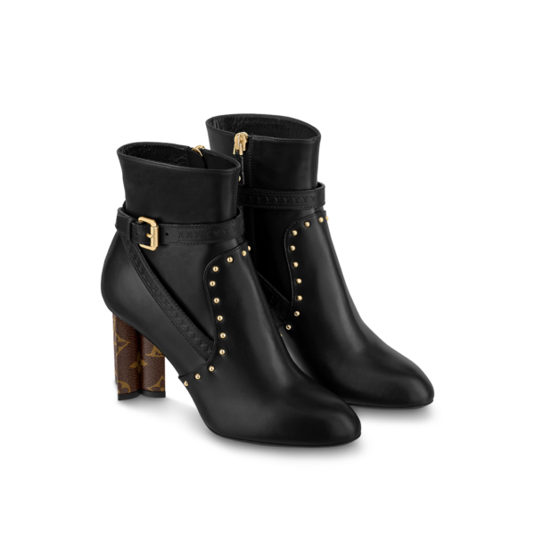 Giày Louis Vuitton Silhouette Ankle Boots 'Black' 1AAC39 - Ảnh 5