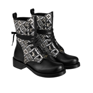 Alternative view of Giày Louis Vuitton Metropolis Flat Rangers 1854 'Grey' 1A8DF1