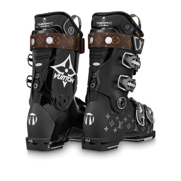Giày Louis Vuitton Slalom Ski Boots 'Black' 1A9QL9 - Ảnh 2
