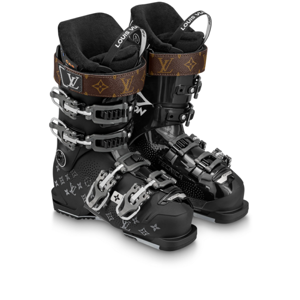Giày Louis Vuitton Slalom Ski Boots 'Black' 1A9QL9 - Ảnh 3