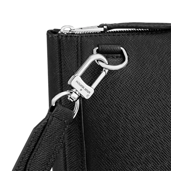 Túi Louis Vuitton Slim Briefcase 'Black Taiga' M30810 - Ảnh 5