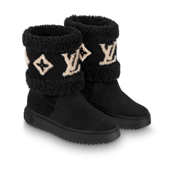 Giày Louis Vuitton Snowdrop Flat Ankle Boots 1A95CZ - Ảnh 4