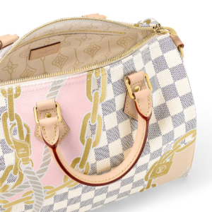 Tui Louis Vuitton Speedy Bandouliere 25 Bag 'Damier Azur' N40473