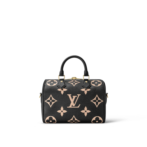 Tui Louis Vuitton Speedy Bandouliere 25 Bag 'Black Beige' M58947
