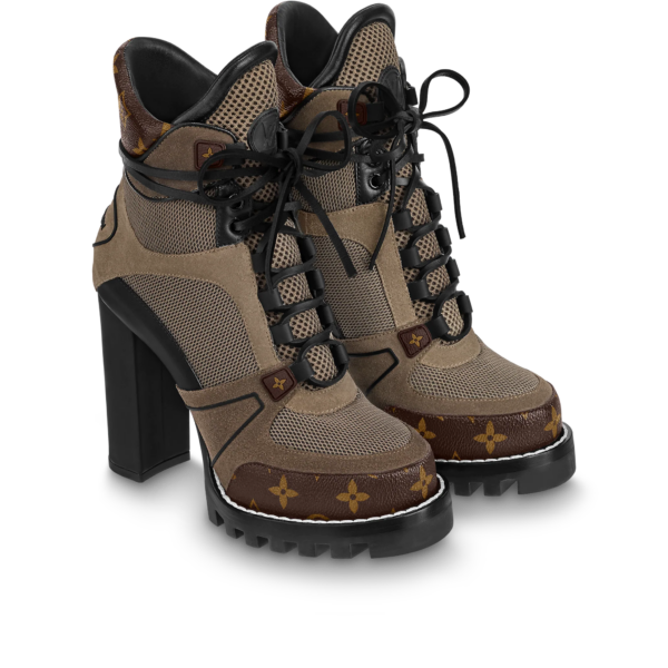 Giày Louis Vuitton Star Trail Ankle Boots 'Brow' 1AABJG - Ảnh 2