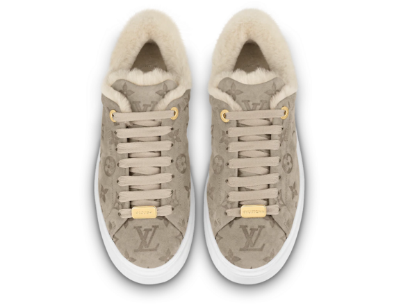 Giày Louis Vuitton Time Out Trainers 'Beige' 1AADZ9 - Ảnh 5
