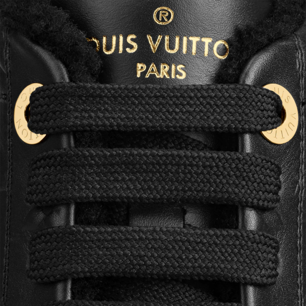Giày Louis Vuitton Time Out Trainers 'Black' 1AAE04 - Ảnh 2