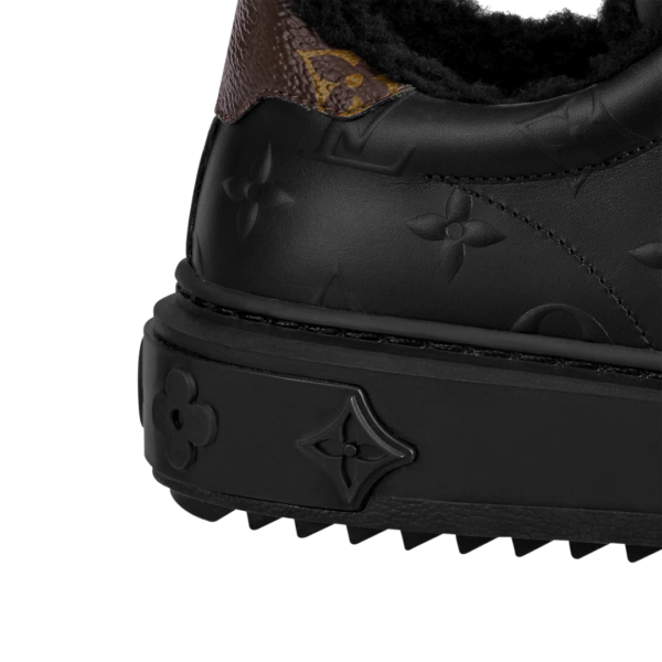 Giày Louis Vuitton Time Out Trainers 'Black' 1AAE04 - Ảnh 3