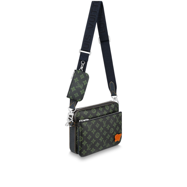 Tui Louis Vuitton Trio Messenger Bag 'Dark Green' M46340
