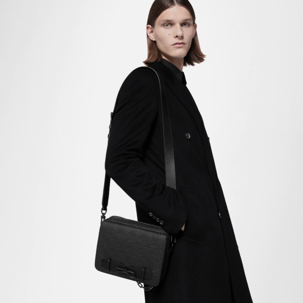 Túi Louis Vuitton Steamer Messenger 'Black' M57307 - Ảnh 2
