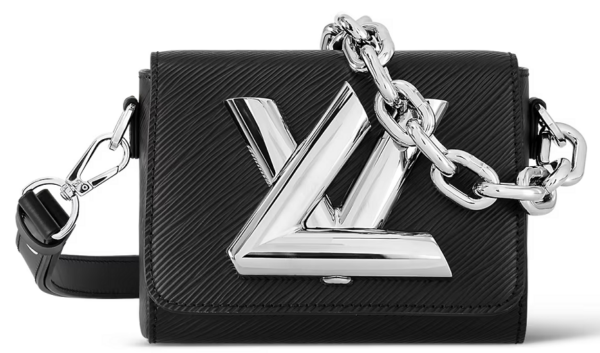 Tui Louis Vuitton Twist Lock XL Bag 'Black' M22296