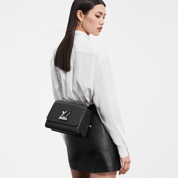 Tui Louis Vuitton Twist MM Bag 'Black' M21114