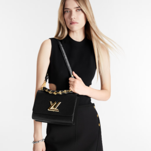 Tui Louis Vuitton Twist MM Bag 'Black' M21772