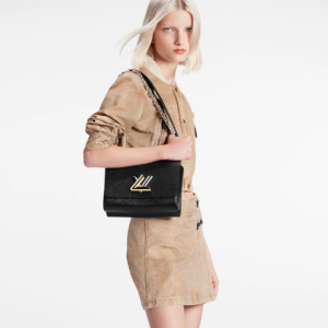 Tui Louis Vuitton Twist MM Bag 'Black' M21025