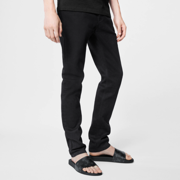Dép Louis Vuitton Waterfront Mules 'Black' 1A3PRQ - Ảnh 3
