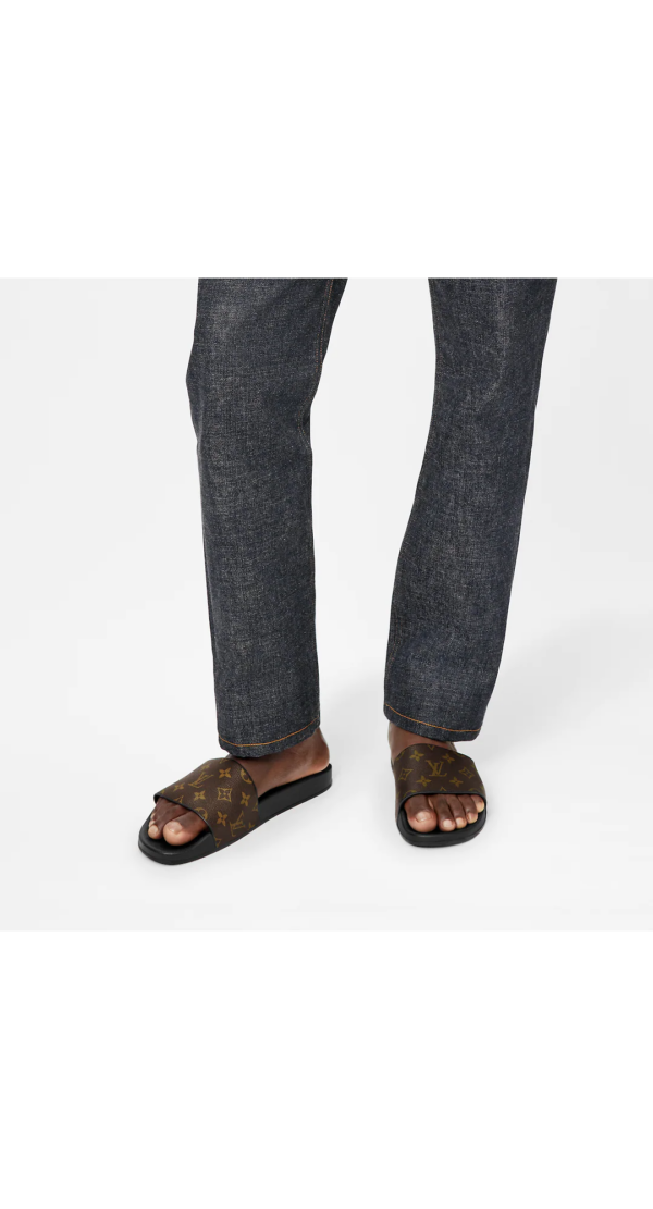 Dép Louis Vuitton Waterfront Mules 'Macassar' 1A3PSJ - Ảnh 3