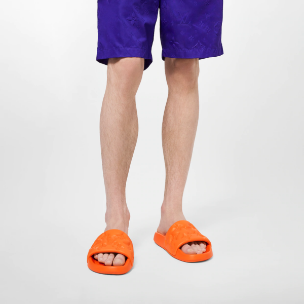 Dép Louis Vuitton Waterfront Mules 'Orange' 1AA5NN - Ảnh 3