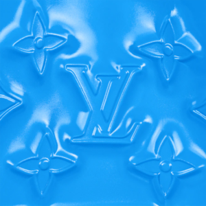 Alternative view of Dép Louis Vuitton Waterfront Mules 'Blue' 1A9ZM7