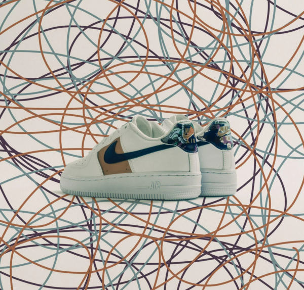 Giày Nike Air Force 1 Low LV8 GS 'White Floral' DM3089-100 - Ảnh 3