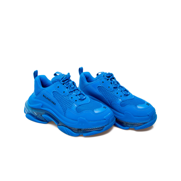Giày Balenciaga Triple S Sneaker Clear Sole Deep Blue 541624-W2GA1-4210 - Ảnh 3