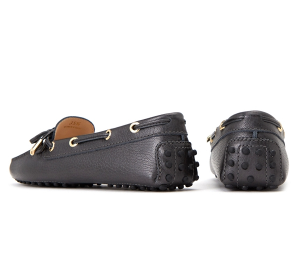 Giày Tod's Wmns Black Leather Driving Loafer XXW0FW05030RMMB400 - Ảnh 5