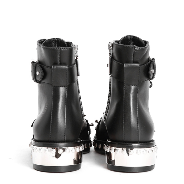 Giày Alexander McQueen Oversized Sneaker Boots 470601 WHPP 01000 - Ảnh 3