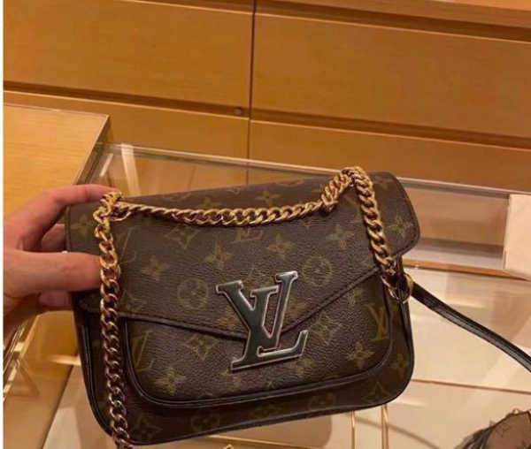 Túi Louis Vuitton Passy Monogram Canvas Brown Handbag M45592 - Ảnh 6