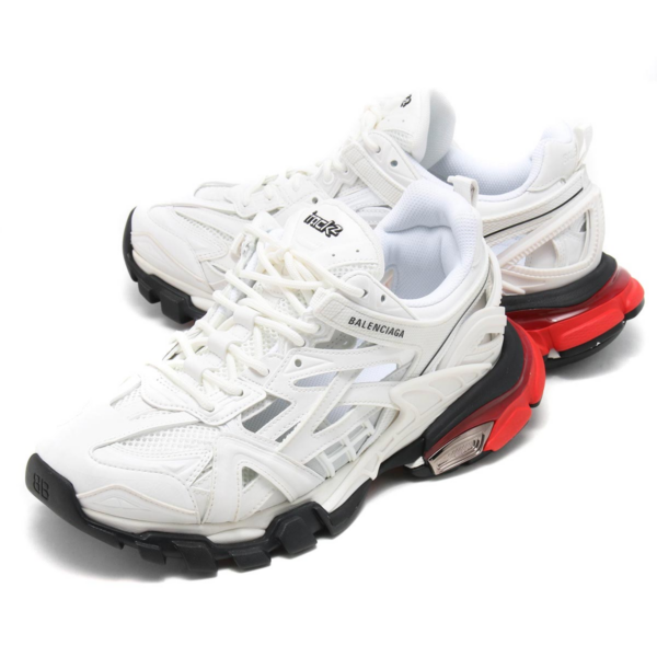 Giày Balenciaga Track.2 Trainer White Red 568614-W2GN3-9610 - Ảnh 6
