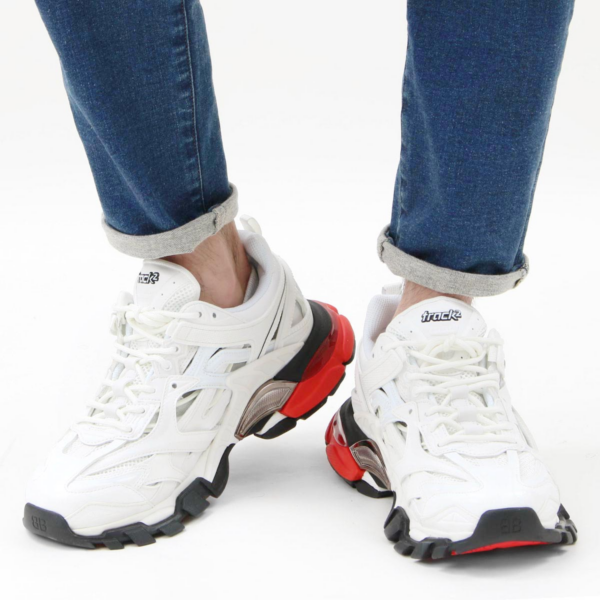 Giày Balenciaga Track.2 Trainer White Red 568614-W2GN3-9610 - Ảnh 3