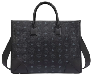 Túi MCM München Tote in Visetos 'Black' MWTCSBO02BK001