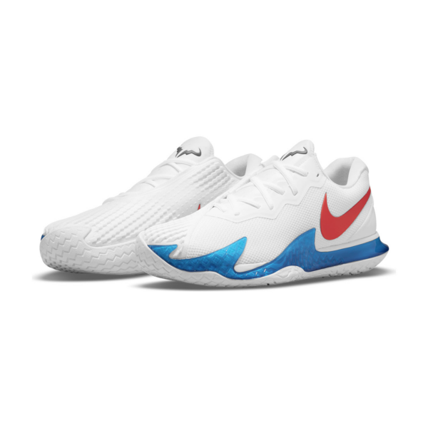 Giày Tennis NikeCourt Zoom Vapor Cage 4 Rafa 'White Binary Blue Red' DD1579-113 - Ảnh 2